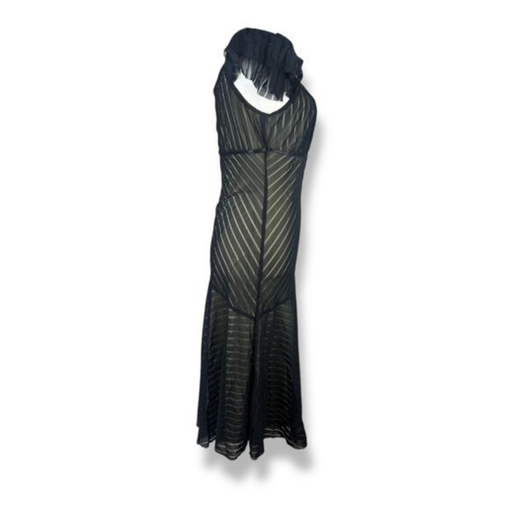 Black Mesh Babydoll Dress Womens Size‎ XL (Runs Small) Whimsigoth Fairy Flutter - Picture 2 of 16